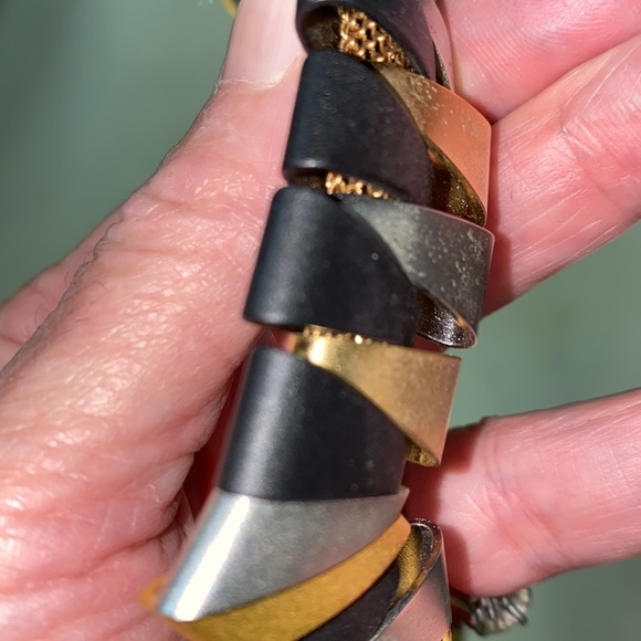 Anodized Metal Necklace & Post Earring Set - Picture 10 of 14